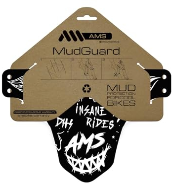All Mountain Style MTB Vorderrad-Schutzblech – Leichter und langlebiger Schutz – universelle Passform – schützt vor Schlamm, Spritzwasser und mehr