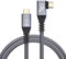 MOPOCHG 240W USB C auf USB C Kabel 1M 90 Grad USB C 3.2 Ladekabel, 20Gbps Datenkabel 4K@60Hz Videokabel Typ C Monitor Kabel PD3.1 Schnellladekabel für iPhone 15 Pro Max, MacBook, Samsung S24/S23