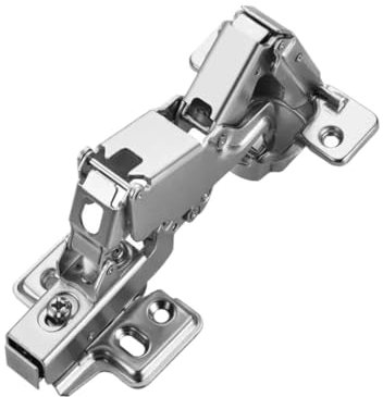 JVEIWAD 2 stücke Schrank Große Winkel Scharnier Hydraulische Feuchte Puffer Möbel 165 Grad Tür Scharniere Soft-Close Schrank Kalt Roll Stahl Gemel(JL651-2 Half Overlay)