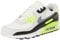 NIKE Men's Air Max 90 Gore-tex Sneaker, Summit White Cool Grey Volt Black, 9.5 UK