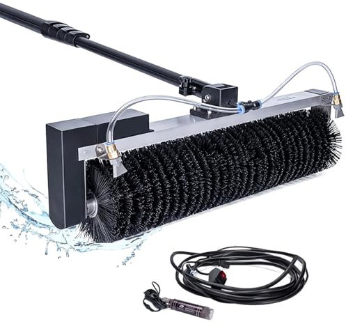 Outils De Nettoyage De Panneaux Solaires électriques, Machine De Nettoyage De Panneaux Solaires Photovoltaïques, Brosse Automatique Pour Panneaux Solaires,LithiumBattery-550cm