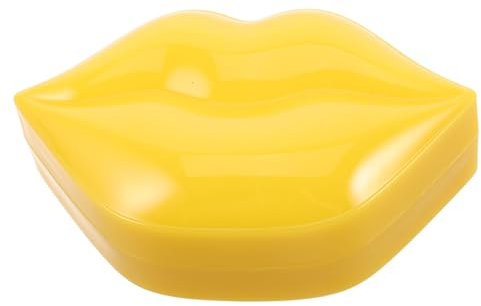 BATHVEVE Goldene Lippenmaske Feuchtigkeitsspendende Lip Pads für Trockene Lippen Kollagenhaltige Lippenpflege Tragbar für Reisen