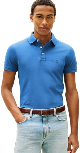 Tommy Hilfiger Herren Poloshirt Kurzarm 1985 Slim Slim Fit