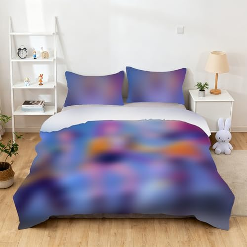 ALKNOT Hun-trix Ru-mi Kin-der, Bettbezüg und 2 Kissenbezug, Bettwäsche 135x200 Schlafzimmerdeko, Pflegeleicht Mikrofaser Bettwäsche-Sets Tochter Geschenke