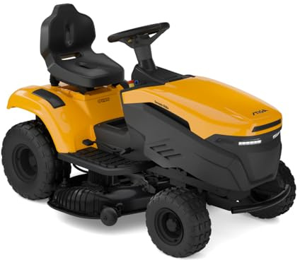 STIGA 5108e Tornado Akku-Aufsitzmäher, 56 V, 108 cm – Modulares Epower Pro-System, Multiclip Mulchen – Rasenflächen bis 7.500 m², Akku Nicht Enthalten