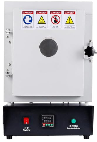 Forno elettrico per la creazione di gioielli, la fusione di metalli, la smaltatura di ceramiche,forno a muffola elettrico chiuso in ceramica da laboratorio da 1500W,con finestra di osservazione