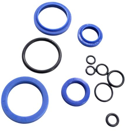B Baosity Kit de Réparation Anneau Étanchéité Pompe Hydraulique Bague Accessoire Caoutchouc Remplacement Pratique Adapté Maintenance Chariot Manuel, Style A