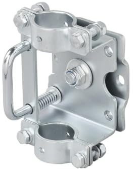 ProPlus Stützrad Halterung 48 mm Klemme 300 kg verzinkter Stahl | Robuste Stützradklemme für Anhänger, kippbarer Klemmhalter zur Rohrmontage, AL-KO kompatibel