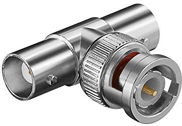 BNC T-Adapter 1 männlich 2 weiblich