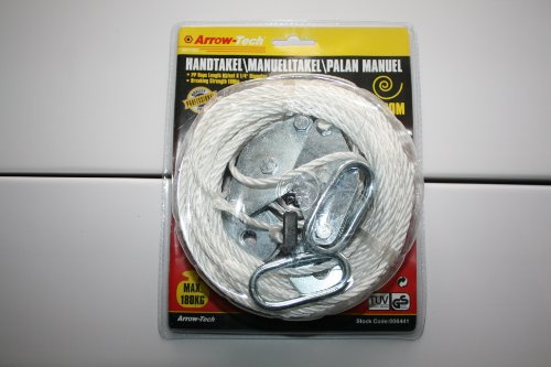 Flaschenzug Seilzug Seilwinde Handseilzug 180kg Neu