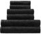 Kleine Wolke 3003926226 Duschtuch Royal, 70 x 140 cm, schwarz