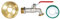 Boutté - Kit d'adaptateur de cuve 1000 L ø 60 avec Robinet 1/4 tour 20x27 Nez 20x27