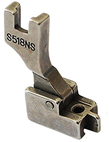 S518NS Reissverschlussfuss für Industrie-Nähmaschinen, unsichtbar, mit Anleitung (eventuell nicht in deutscher Sprache), ideal für Maschinisten, Schneider und Studenten