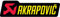 Akrapovic - P-HST1AL Logo-Aufkleber, 200 x 60 mm