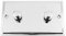 10 Amp Light Dimmer Switch 2 Gang 2 Way 1000W - Victorian - Polished Chrome