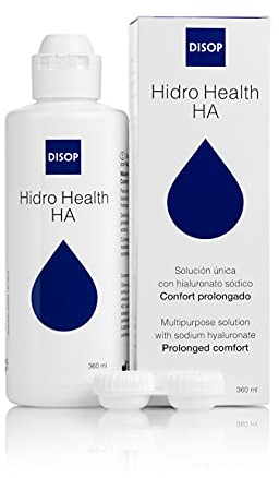 Hidro Health HA Kontaktlinsen Kombilösung mit Hyaluronsäure für alle weichen Linsen (360 ml (1er Pack))