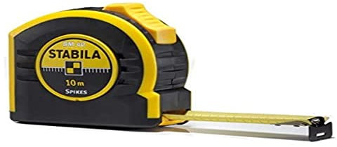 Stabila MPBM40 BM 40 Mètre-ruban de poche, Noir/jaune, 10 m