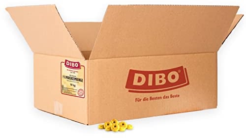 DIBO Mini-Maiskeimringe, 10kg-Karton, Backwaren als gesunde, natürliche Ernährung für Hunde, Hundefutter, Barf, B.A.R.F., Leckerli, Hundekekse