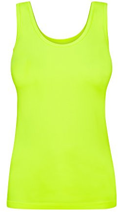 Assoluta Damen Tank Top, Größe L, neon gelb