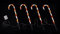 LED Zuckerstange - 4er Set inklusive Timer - Weihnachts Dekoration Außen Garten Deko