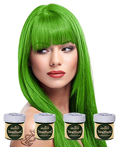 8 X La Riche Directions Semi-Permanent Hair Color 88ml Tubs - Spring Green