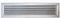Grille de reprise et de soufflage d’air pour conduit de climatisation par canalisation, 500 x 150 mm