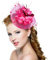 Chapeau Bibis Mariage Femme Coiffure Fascinator Épingle à Cheveux Nuptiale élégantes en Maille Bandeau pour Cocktail Derby Cérémonie Églises Photographe Fête Soirée Déguisement,Rose,Taille unique