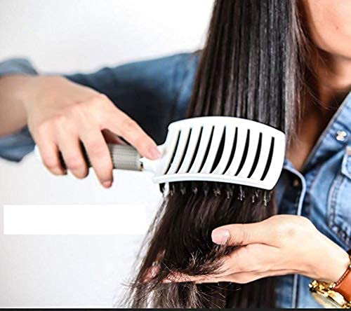 CN-Culture Vent-Bürste, Massagebürste, flexibel, belüftet, entwirrend, Styling-Haarbürste für langes, dickes lockiges Haar für Frauen