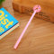Supertool Lot de 10 stylos à encre gel Noir 0,5 mm, rose