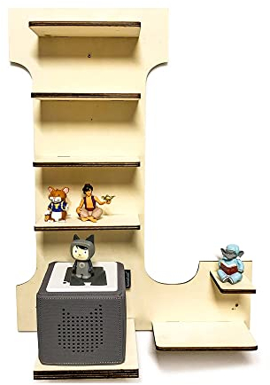 DIY Regal Buchstabe A-Z für die Musikbox passend für Toniebox Kinder Baby Zimmer zum selbst bemalen mit Wunschname tolles individuelles Geschenk zum Geburtstag zu Ostern Weihnachten (Buchstabe: L)