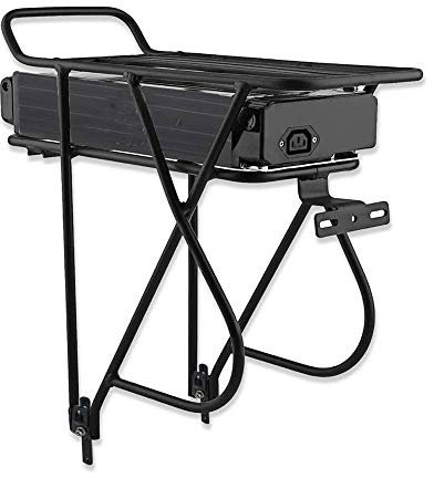 uppcycle Batterie Ebike 48V 15Ah- Batterie Lithium-ION pour vélo électrique 1000W / 750W / 500W avec Porte-Bagages arrière - Batterie Ebike