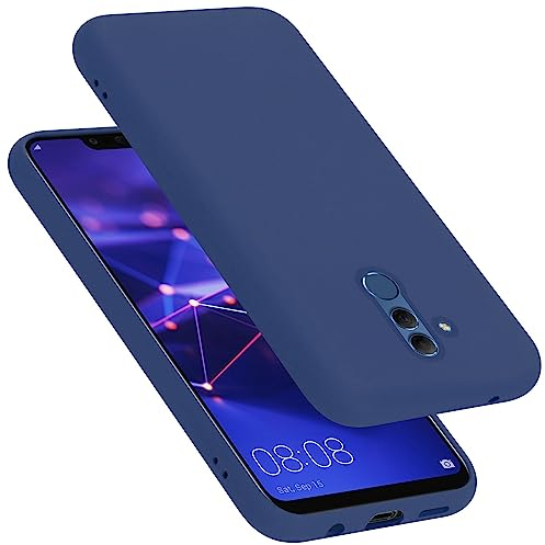 Cadorabo Funda de Silicona Compatible con Huawei Mate 20 Lite, Funda Protectora de Cuerpo Completo para Mate 20 Lite- Resistente a arañazos y Golpes Fina Funda de TPU - Liquid Azul