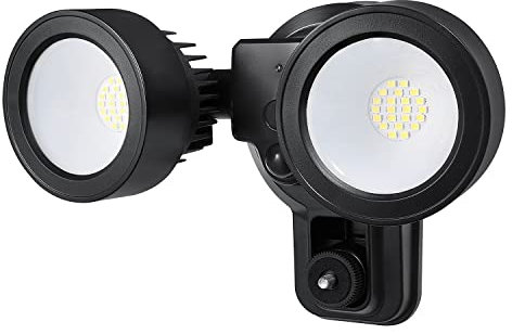 Wasserstein 3-in-1 Wired Floodlight, Charger and Mount Compatible with Blink Outdoor & Blink XT2/XT Camera - 2000 Lumens Powerful Floodlight (Black) (Blink Camera NOT Included)