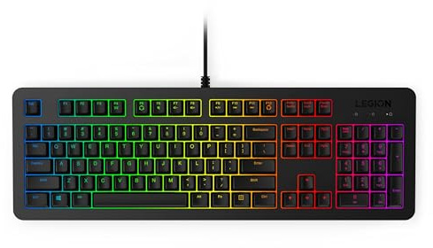 Lenovo Legion K300 RGB Clavier USB QWERTY Anglais américain Noir