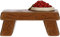 THUN - Figur Krippe Tisch mit Früchten - Weihnachtsdekoration Haus - Klassische Krippe - Keramik - 6,2 x 4,2 x 5,5 h cm