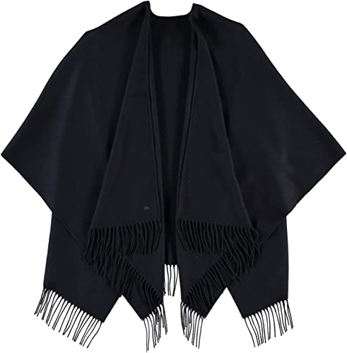 FRAAS Ruana - Poncho Aus Reinem Polyacryl - Unifarben - Für Damen - Wärmend & Hautfreundlich - Made In Germany - 130x150cm