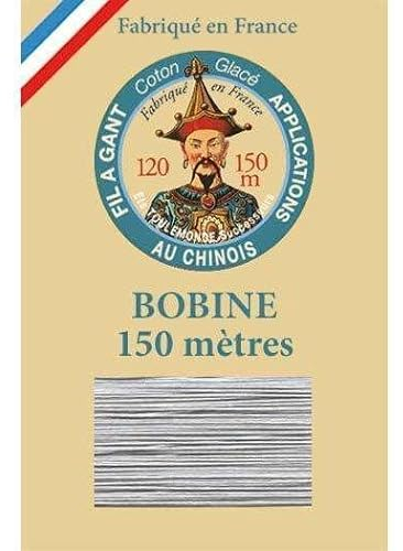 Sajou - Fil à Gant - Fil Patchwork et Appliqué - Fabriqué en France - Gris - 150m - Coton