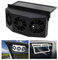 Riloer Refrigerador portátil del aire acondicionado de la ventana del coche, ventilador triple auto 4W, extractor de aire solar