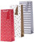 Hallmark Christmas Bottle Bag, Pack of 3, Red, Silver and Gold
