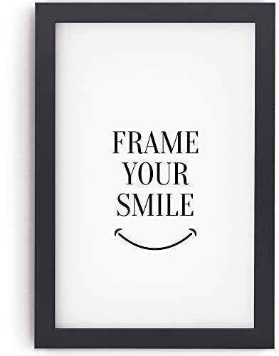 MONFRAME Bilderrahmen Modern - 80x100 cm - Schwarz - mit Acrylglas