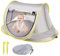 Sombrilla Playa Bebe, Sombrilla para Bebe Playa Tienda de Playa Pop Up con Protección UV UPF 50+, Sombrilla Playa Niños Fácil de Montaje para Playa, Viajes, Senderismo, Camping, Pesca (Gris)