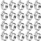 Jubilee Clips, Hose Clips, 20pcs Hose Clip Clamp 10-16mm Adjustable Stainless Steel Clips Hose Assorted, for Home Office Room Securing Connection Gas Flexible Hose Pipe Tubes