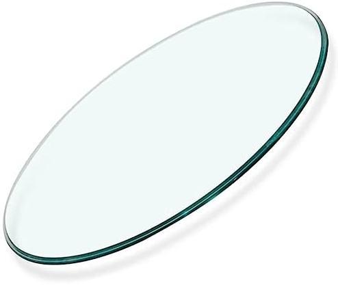 Gehärteter Tisch Glasplatte Rund 8mm Dick Und 1200mm Durchmesser Ersatz Schutzabdeckung(Size:120cm)
