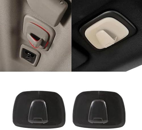 Cakievro Ganci per auto fila posteriore per vol-vo XC40 XC60 18-20, XC90 V90 S90 16-20 T2V9 (nero 2 pezzi)