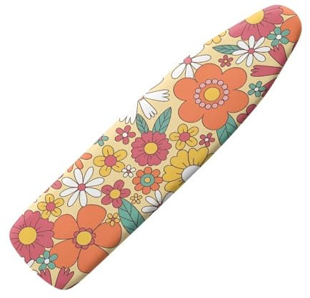 Belidome Hippie Flower Floral Soft Ironing Board Cover Scorch Resistant Iron Board Covers