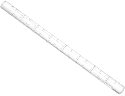 CoCud Acrylic Rolling Pin, 6.3 Length, Acrylic Square Pattern Non-Stick Surface Textured Baking Roller - (Applications: for Baking Pastry Bread Making)