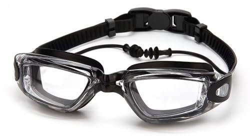 ZoliTime Gafas de natación miopía gafas de natación miopía gafas de piscina acuática a prueba de fugas y niebla hombres y mujeres adultos adolescentes
