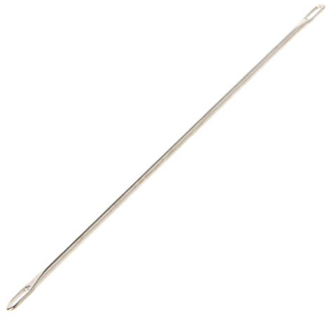 Mllepjdh Doppeläugige Transfernadel, 4,5 mm, Standard-Strickmaschine, Rippe für Heimdekoration, gerades Handstrickmaschinen-Zubehör