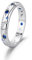 Mond Stern Ring, Silber Mond und Stern Ringe, Mood Zirkon Ring, 925 Sterling Silber Mood und Sterne Statement Ringe für Damen Mädchen Schwester Mutter 49-65mm (62)