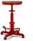 BOKKOLIK Industrieller Barhocker, 61–71,1 cm, höhenverstellbar, Vintage-Kücheninselhocker, Bauernhaus, Gitarrenhocker, rustikaler Frühstücksstuhl mit drehbarem Holzsitz